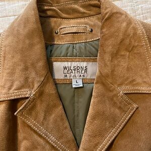 Wilsons Leather Women's Brown Suede Jacket